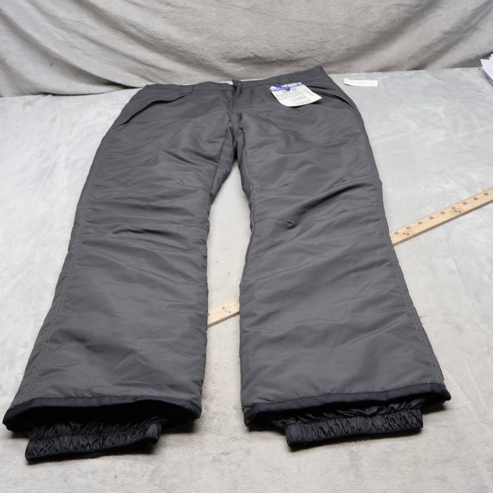Iceburg Snow Pants‎ Mens Large Grey Insulated Winter Ski Performance 36x31 NEW